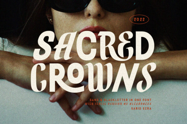 Sacred Crowns - 2 in 1 Display Font