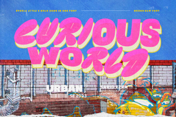 Curious World - Fancy Bold Font