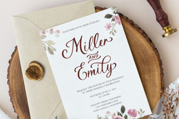 Rustic Wedding - Organic Script - Image 2