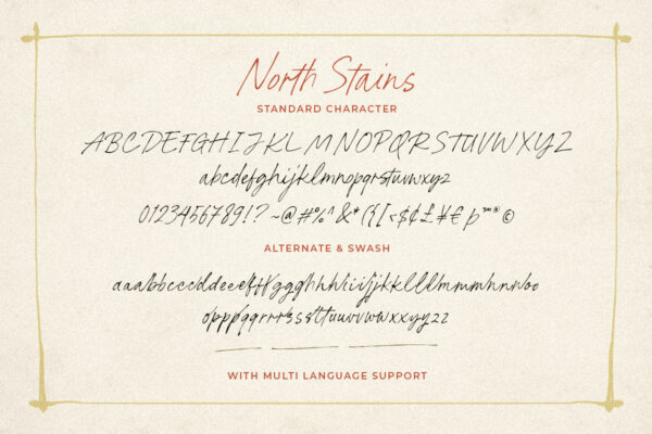 North Stains - Minimalist Script - Image 9
