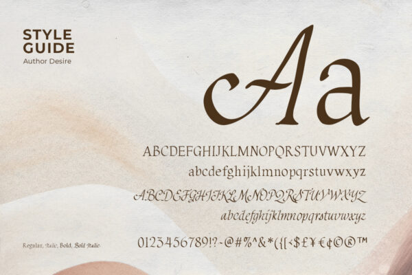 Author Desire - Handwritten Serif - Image 9