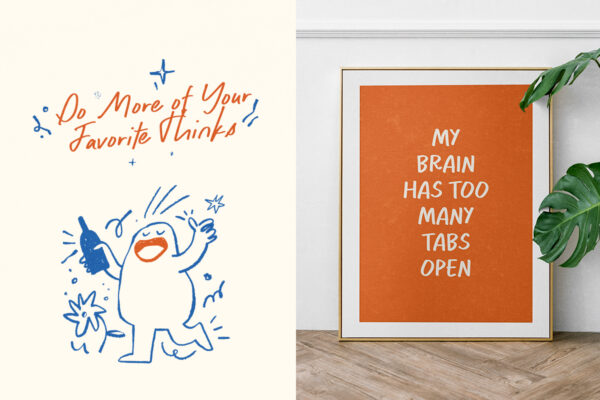 Caption Handwriting - Cute Font Duo - Image 7