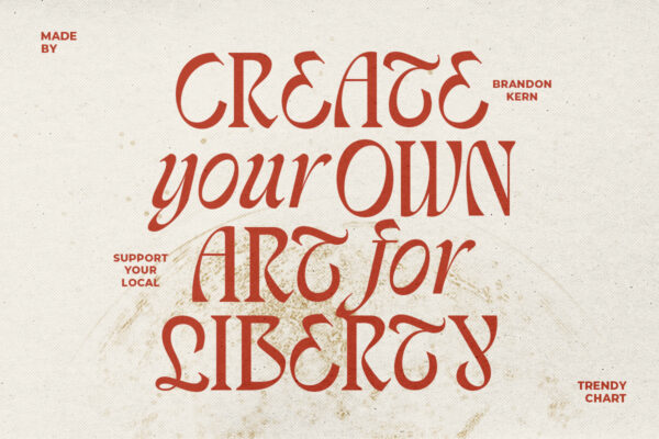 Trendy Chart - Unique Serif - Image 4