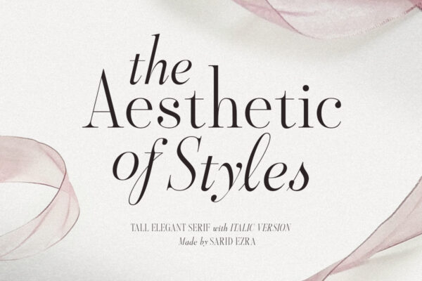 Aesthetic Styles - Tall Serif