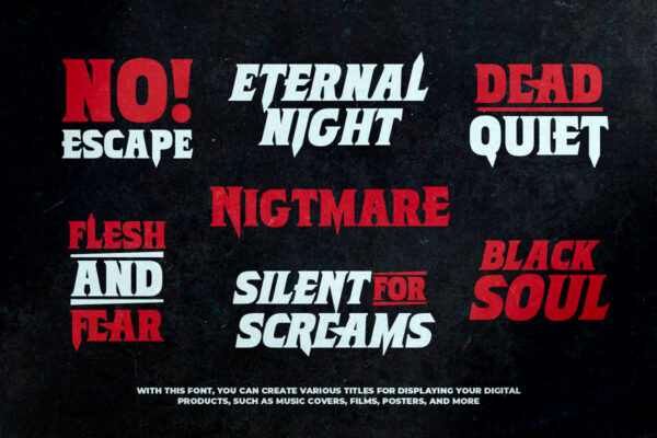 Burn to Death - Terrific Horror Font - Image 4