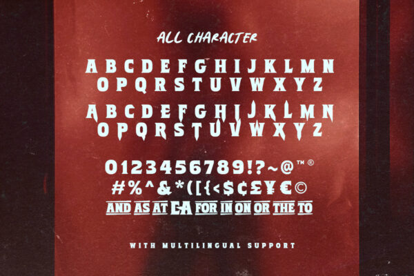 Burn to Death - Terrific Horror Font - Image 9