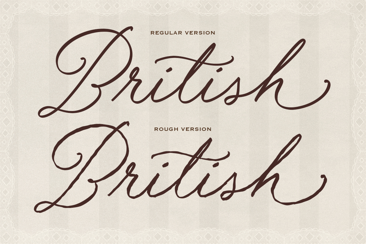 British Poems - Old Handwritten Font - Image 9