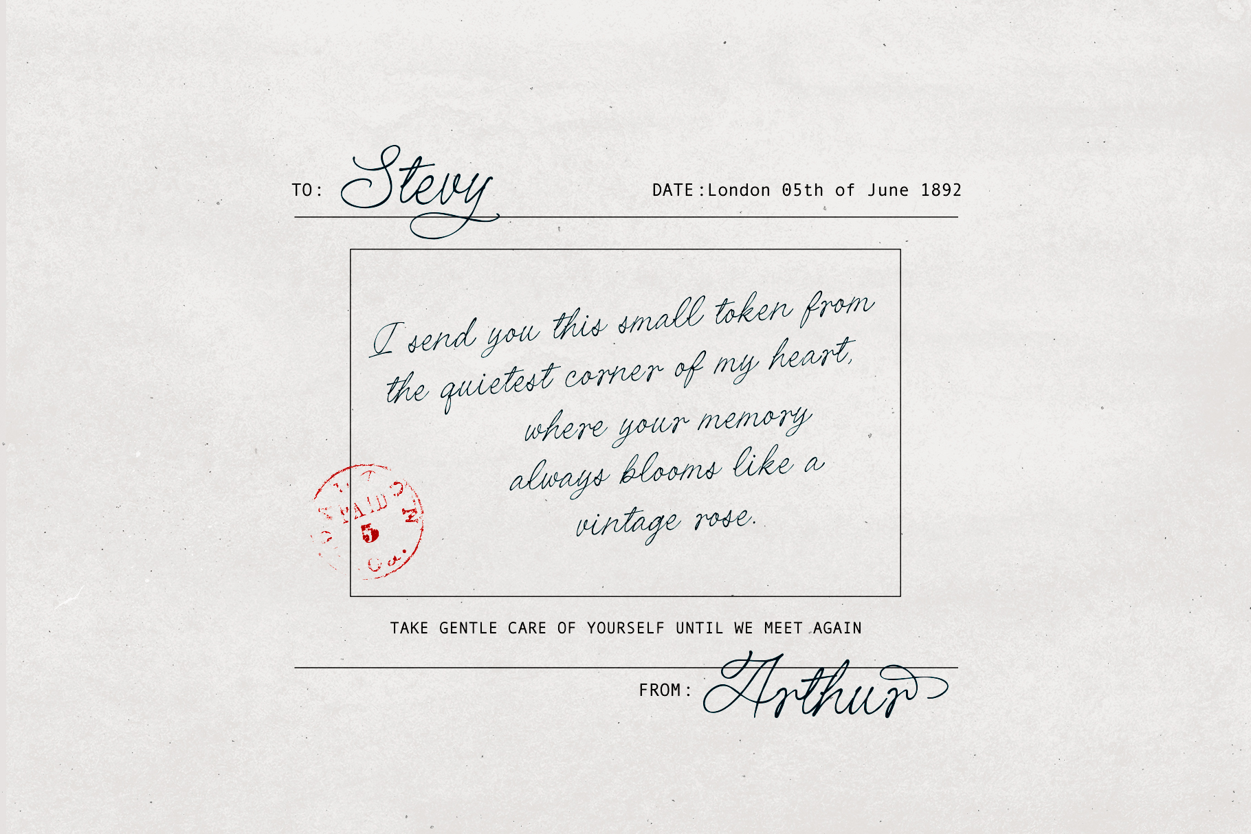 Thirty Pages - Handwritten Script - Image 5